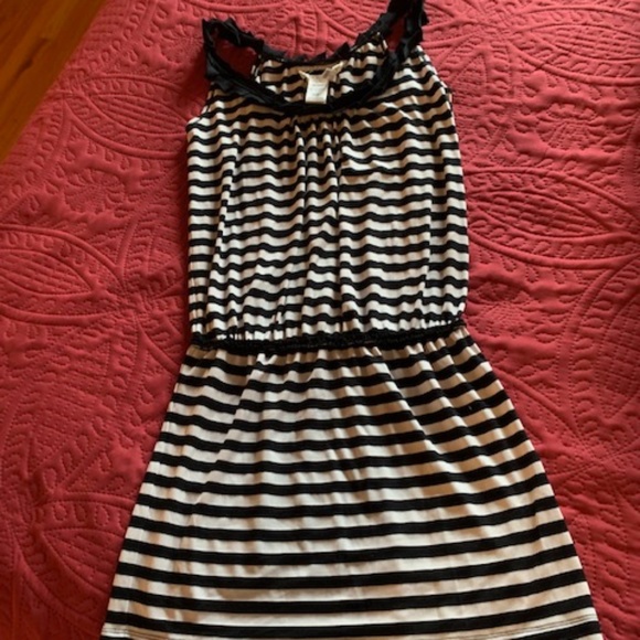Max Studio dress, black and white striped, XS, great condition - Picture 1 of 4